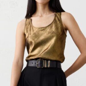 Banana Republic Metallic Scoop-Neck Tank